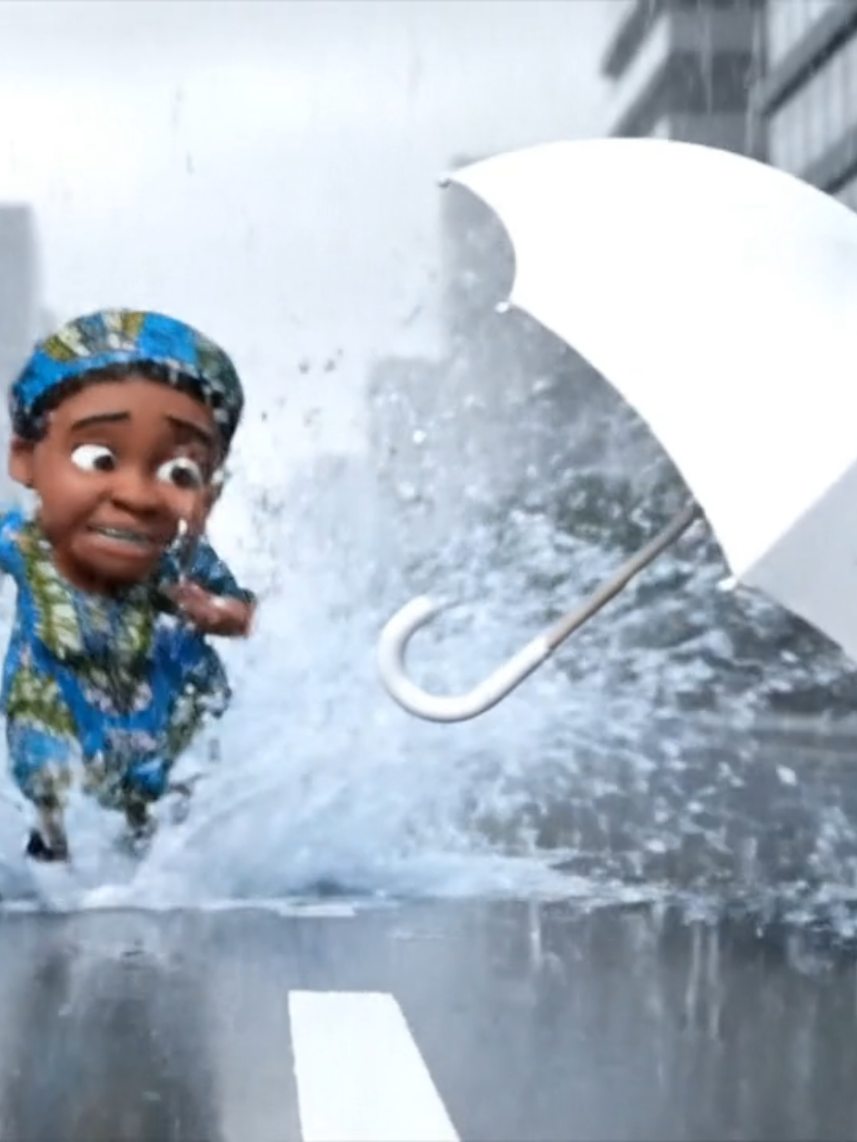 Mama vs her new umbrella  #funnycartoon #animationmeme #funnyanimation #aigenerated #cartoonanimation 