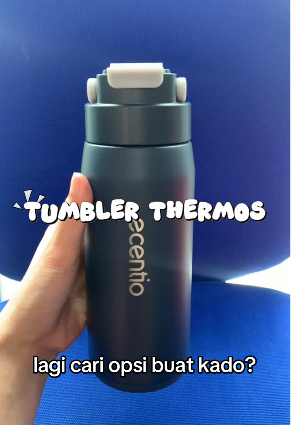 Gausah bingung sama pusing kakk nyari kado! kasih ini ajaa, cakep banget ada warna pink dan warna navy juga ya! Yuk check out sekarang di keranjang kuning!#stainlesssteel #promoseruweekend #fyp #tumblerstainless #viral 