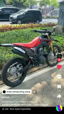 kapan yaa ##crf150l #crftrabasganteng 