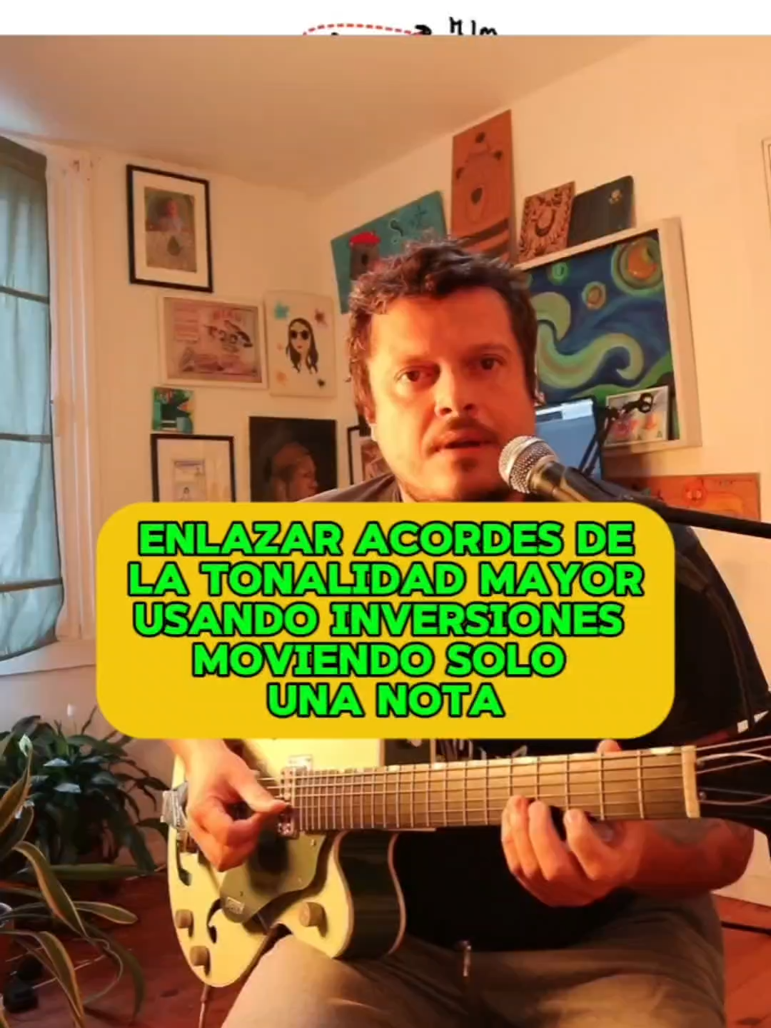 Buen dia Peña! hoy un ejercicio para aprender a usar las inversiones aplicándolas a la tonalidad mayor, en este caso a la de Do. APRENDETELO  y apóyalo!  #guitarra  #inversiones #acordes   #parati #fyp