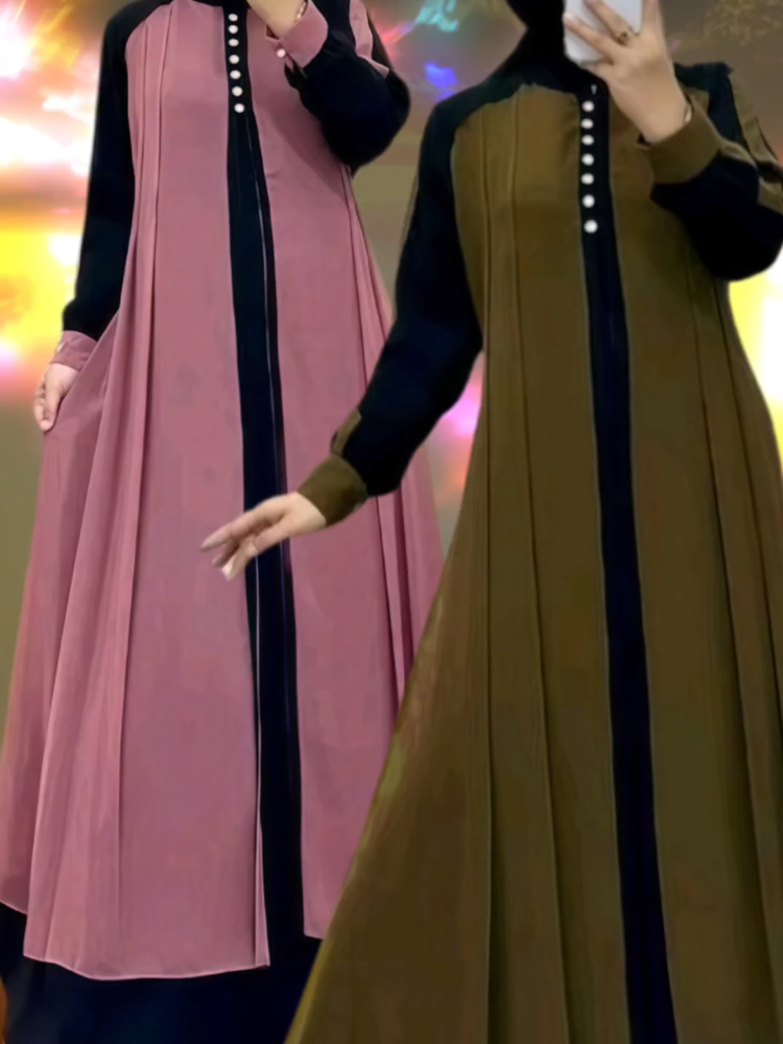 Gamis Abaya Mewah Gamis Elegan Simple Wanita / Gamis Lebaran Terbaru 2025 Dress Muslim Dewasa Remaja Syari #gamissyari#gamisabaya#gamiskekinian#gamislebaran#gamismurah 
