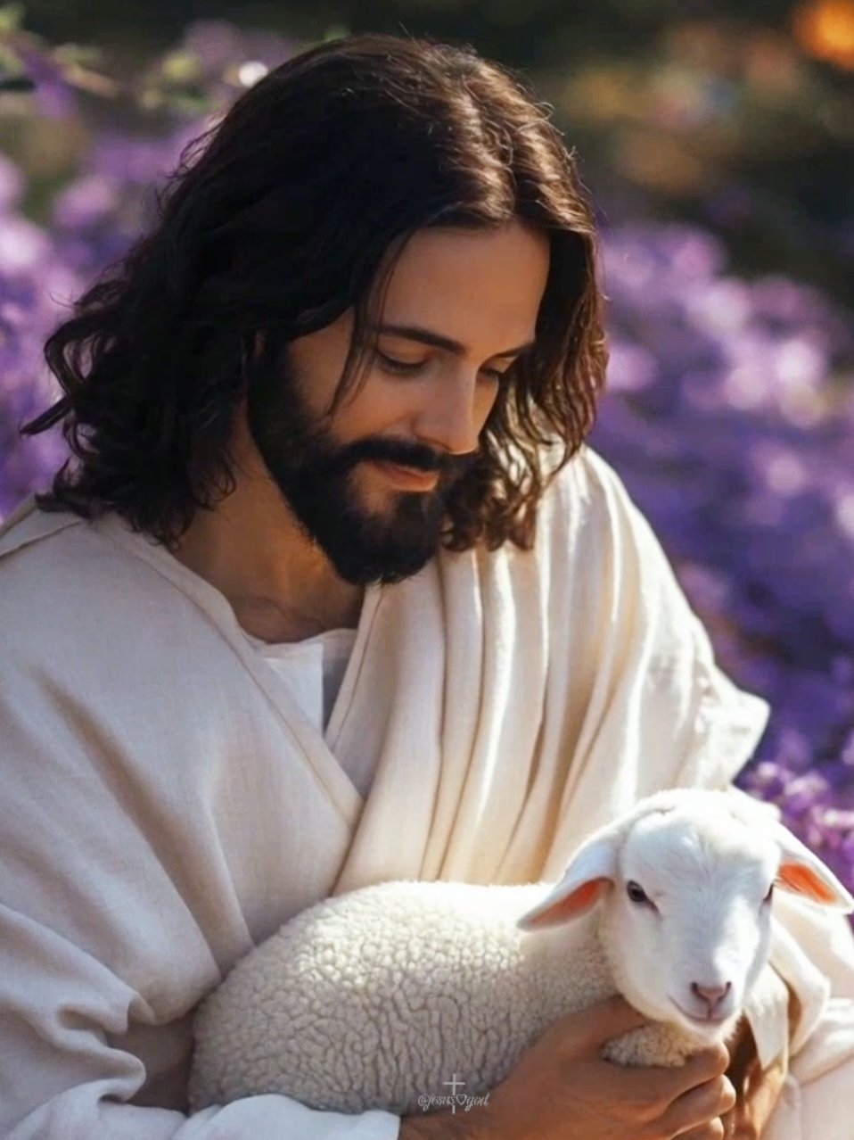 ✨Behold, the Lamb of God, who takes away the sin of the world.  John 1:29 🕊️🐑 #Jesus #LambOfGod #BibleVerse #ChristianTikTok #Faith 