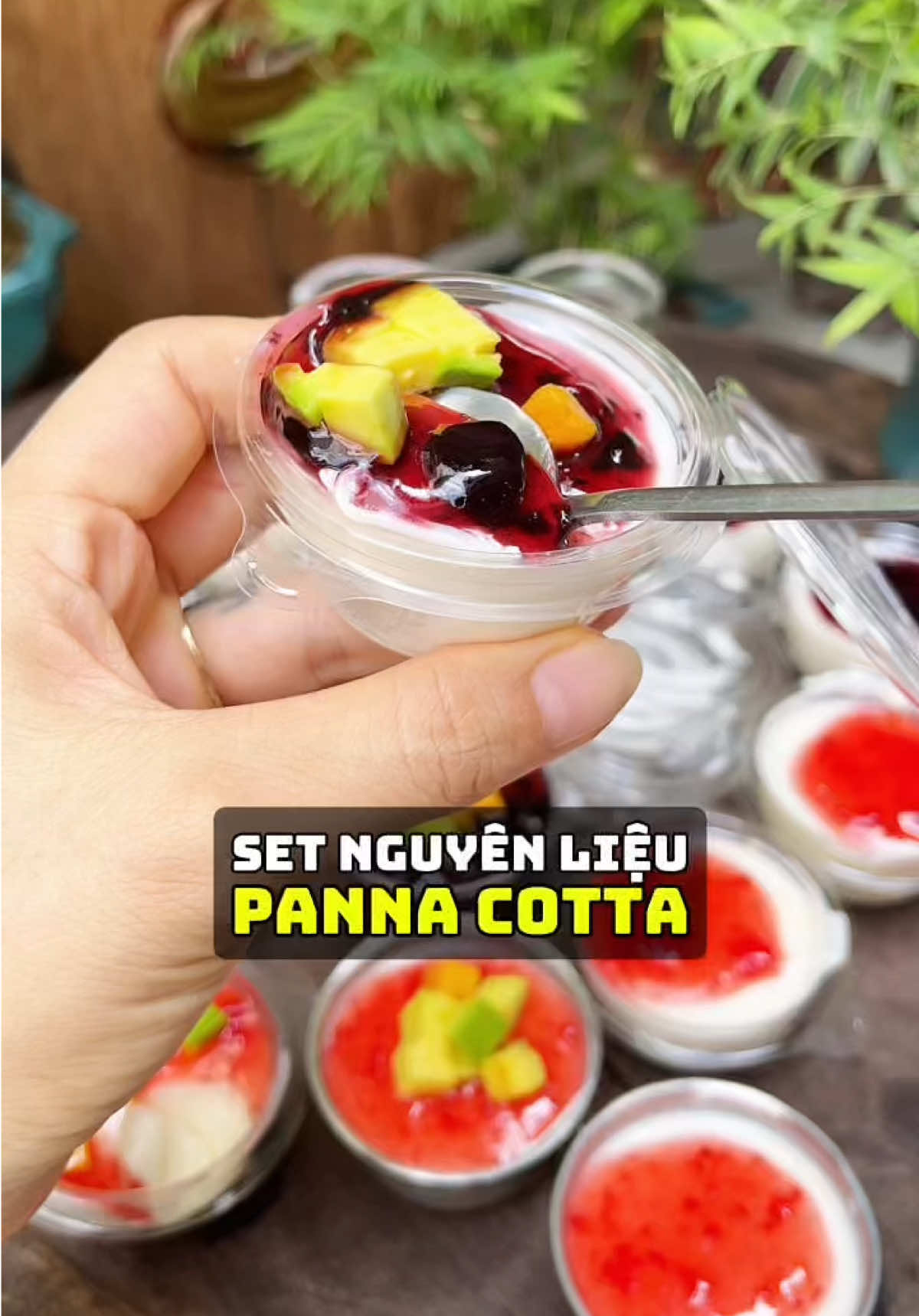 Set nguyên liệu làm bánh Panna cotta 94farm #leminhhoa #pannacotta #94farm #anvat #nguyenlieulambanh 