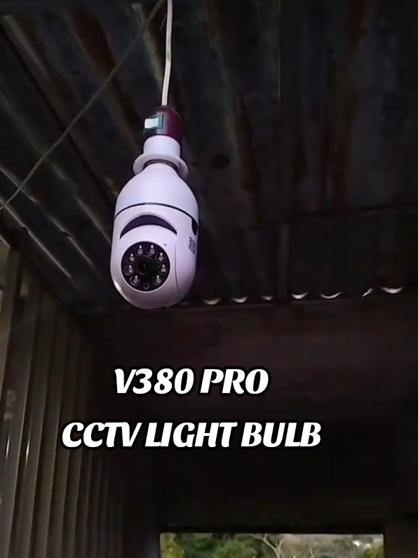 V380 PRO CCTV LIGHT BULB. #v380pro #cctvcamera #bulb #cctv #foryoupage 