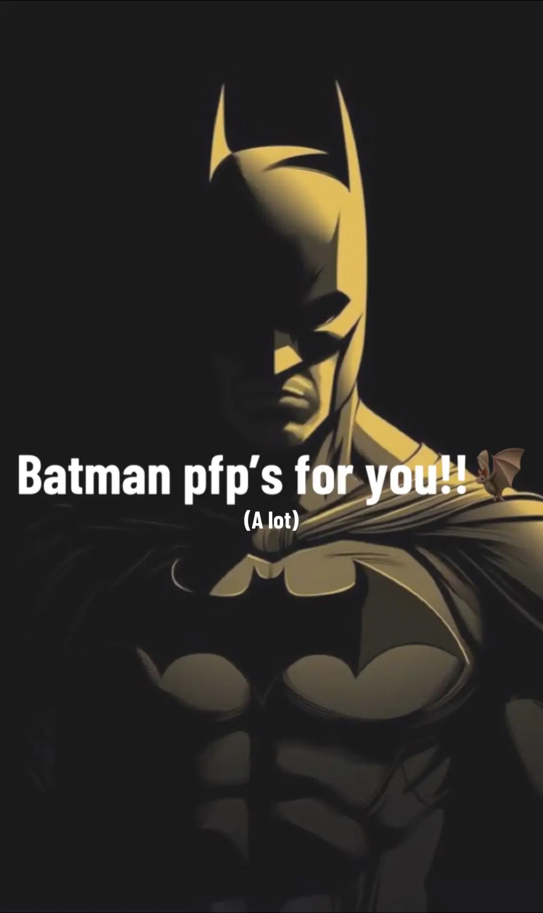 Here are a lot more Batman profile pictures for you! Let me know what stuff you guys would like to see me post! Also if you guys like marvel I can do that stuff to but I don’t know much about i! Have a good day guys. My next post will be planned in about 5-12 hours! #batman #DC #viral #fyp #tiktok 