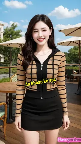 Áo Khoác kẻ Sọc #aonu #aokhoac #review #huongmalum 