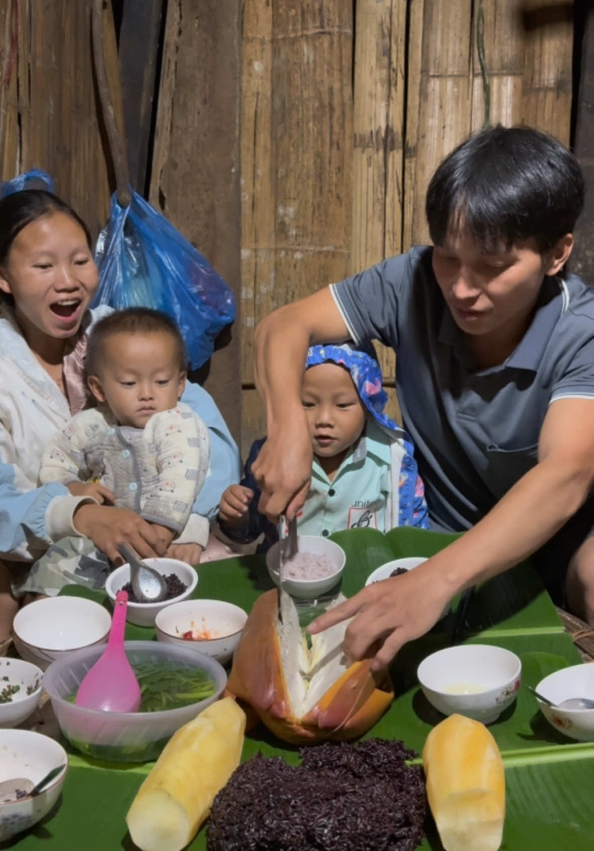 Bữa tối vùng cao #buatoi #amthuc #vungcao #giadonh #aluvlog