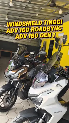 Windshield tinggi smoke Honda ADV 160 Roadsync & ADV 160 gen 1 #afmoto #afmotoshop #afmotokeren #adv160roadsync 