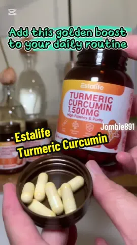 ✨ Go for golden strength. Each serving of Estalife Turmeric Curcumin delivers 1500mg to support joint comfort, ease daily fatigue, and boost overall vitality. 🌿💛@TikTok Shop Singapore @Sell With TikTok Shop SG #weeklywedrush#jombie891#Estalife#TurmericCurcumin #DailyVitality