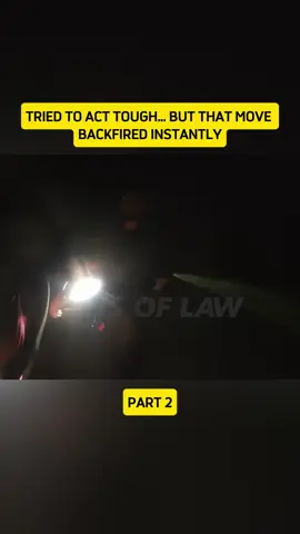Tried to act tough… but that move backfired instantly#cops #police #bodycam #bodycamcops #bodycampolice 