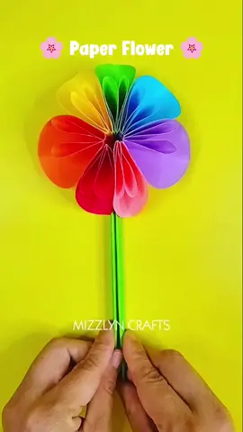Paper Flower #papercrafts #craftideas #mizzlyncrafts #giftideas #craft 