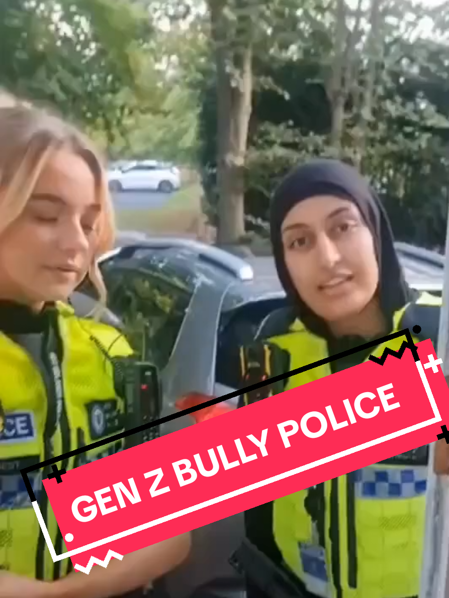 School kids or should one say Gen Z , bullying policing is the way for UK lol 😆  Starmers Britain is getting worse. Police arrive at a families home to arrest a child for viewing a social media post. It really is Orwell's 1984! #foryou #uctvblackburn #foryouシ #fyp #BreakingNews 