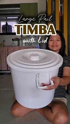 Large Pail with Lid #pail #timba #bucket 