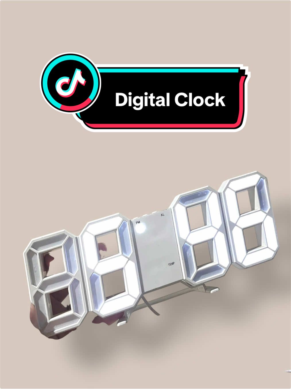 LED DIGITAL CLOCK 🕰️ #clock #digitalclock #ledclock 