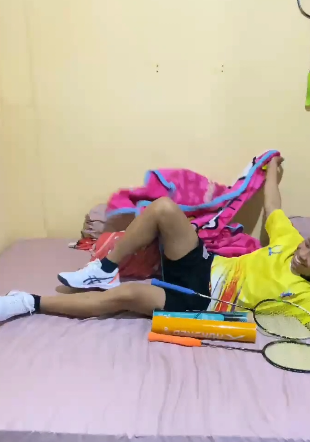Lah padahal udah siap otw 😂 #fyp  #badminton  #badmintonindonesia #storybadminton 