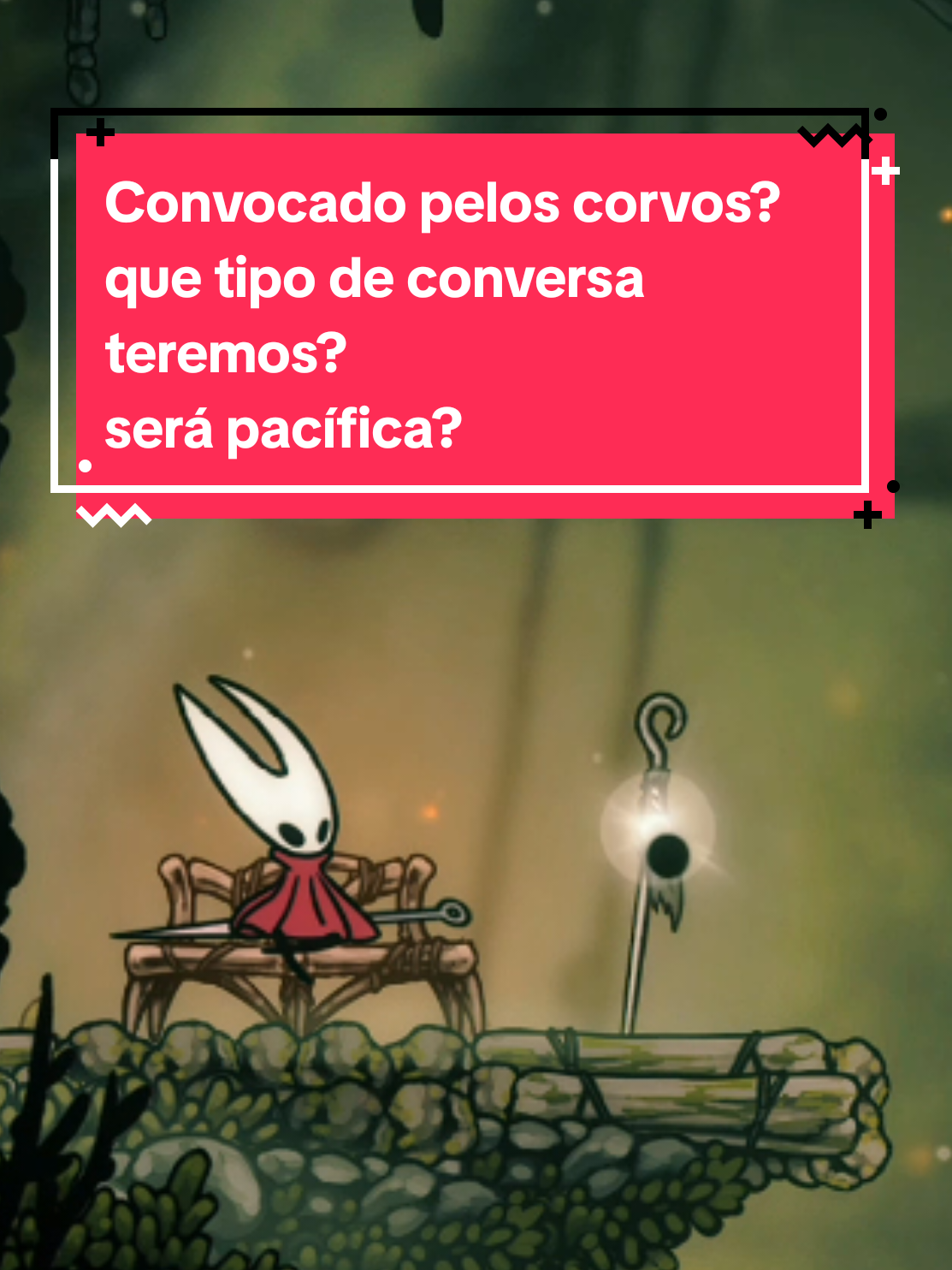 Convocado pelos corvos de Silksong, seria essa uma conversa pacífica? #hollowknight #silksong #hollowknightsilksong 