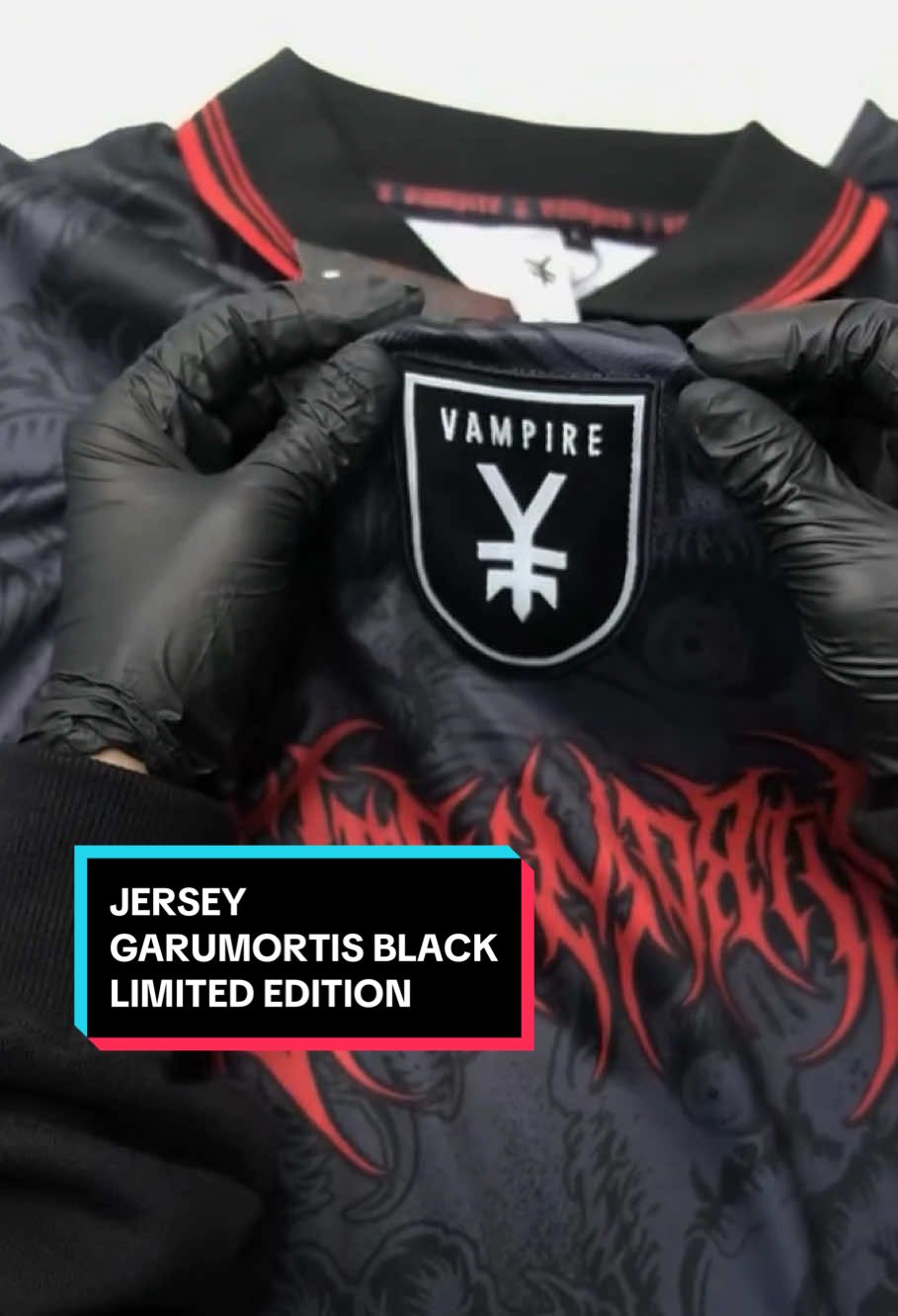 Suara jersey garumortis versi hitam . LIMITED 🤘 Hanya untuk orang orang yang memang koleksi vampire 🚀