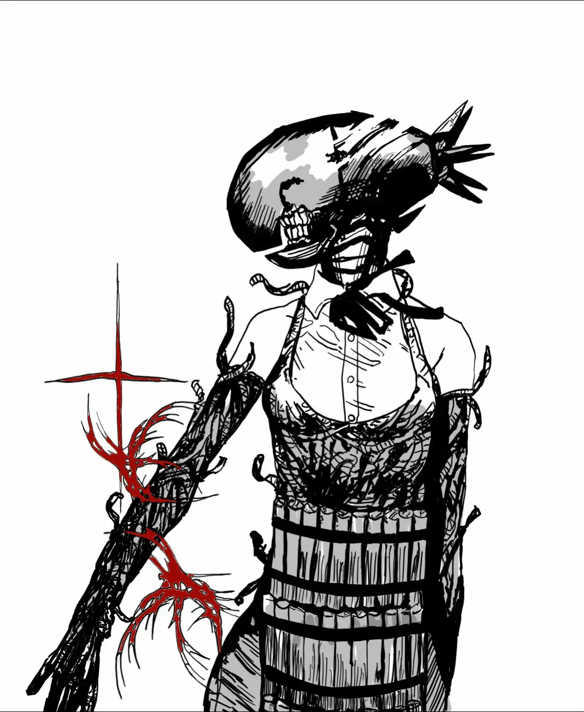 #チェンソーマン#tattoo#tattoodesign #neotribaltattoo#yfp 