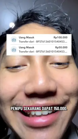 Tips dapetin uang cuma2 dari penipu haha