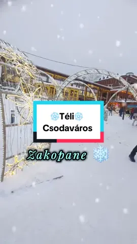 Érdemes már most szervezni a téli kirándulást. ❄️⛄️ A szállások ilyenkor még nagyon jó árban foglalhatók.  #zakopane #lengyelország #napivlog #foryou #fy 
