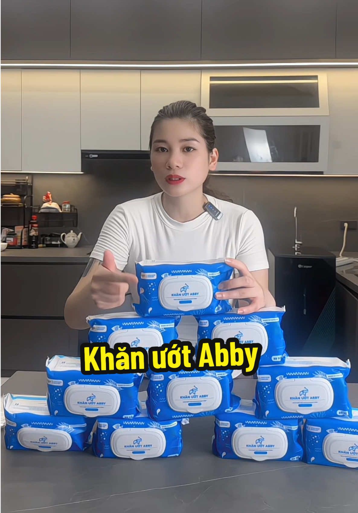 Thùng 10 bịch khăn ướt Abby 80 tờ an toàn cho bé #khanuot #abby 