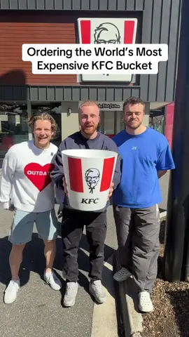 Should they add this to the menu?! 🍗 #kfc #chicken #bucket 