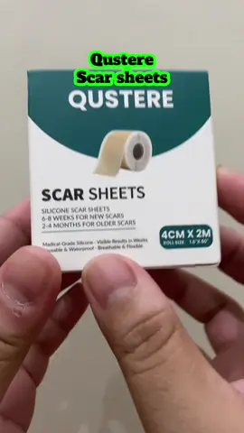 Para sa kahit anong scars! #siliconescarsheets #qustere #qusterescarsheets #scarremover #scar 