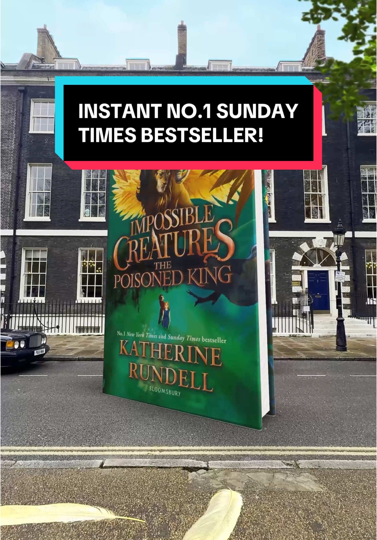 No.1! 📗🎊 Congratulations Katherine Rundell! The Poisoned King is an instant Sunday Times bestseller. Flying off bookshop shelves, with golden Manticore wings, readers around the world are discovering the magic of the Archipelago. 📗🎊 #impossiblecreatures #thepoisonedking