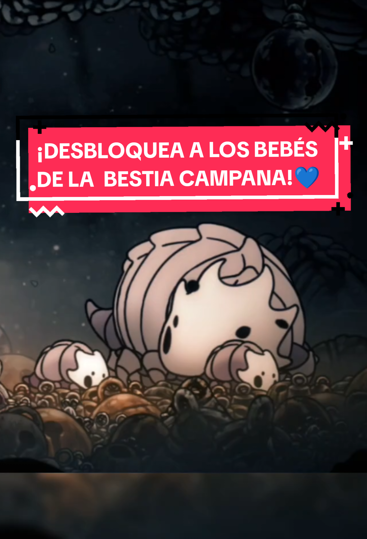 ¡Son bellísimos! 😍💙 #Silksong #HollowKnight #TeamCherry #curiosidades #videojuegos 
