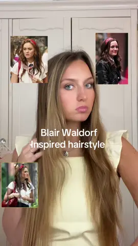 Rewatching gossip girl! 🌃 #schoolhairstyles #hairtok #blairwaldorf #gossipgirl #hairstyle 