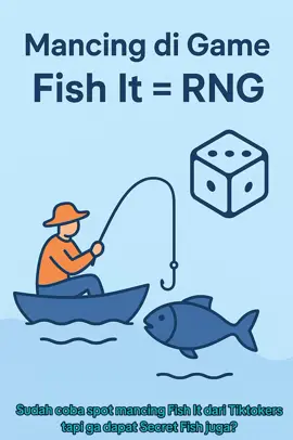 Semua hasil mancing Fish It acak!🎣  RNG yang tentuin, bukan tempat🐟 #fishit #roblox #rng #gaming #fyp 