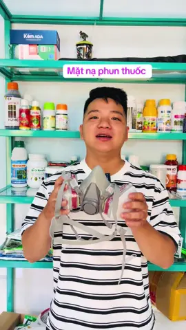 Mặt nạ phun thuốc trừ sâu #vtnn #vtnndinhtuan #matnaphunthuoctrusau 