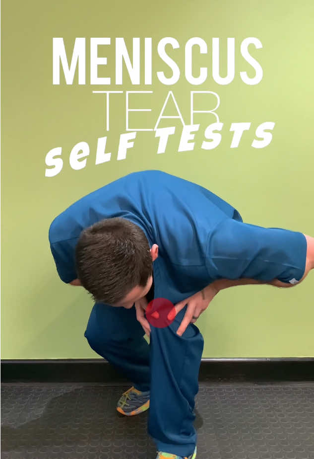 🦵 Suspect a meniscus tear? Here are 3 quick self-tests you can try at home — plus red flags you shouldn’t ignore. ⚠️ Pain, locking, popping = get it checked! #meniscustear #kneepain #kneeinjury #meniscus #physiotherapy 