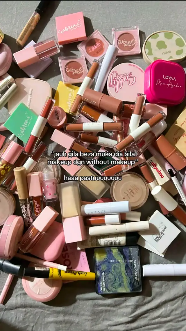 penat penat makeup takkan nak nampak sama je 🫥