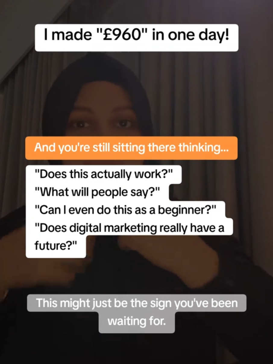 £960 in a single day as a stay at home mom. 💸  ‼️First Make sure you’re following me to get my free Tips on how you can get started.  ❌ No boss ❌ No clocking in ❌ No waiting for “next month’s raise.”  This is what happens when you stop overthinking and finally take action.  I started as A complete beginner.  ❌ No tech skills ❌ no audience  ✅ Just a decision to bet on myself and it’s paying off every single day.  If you’ve been wondering whether this works, whether you can do it too… the answer is YES. ✅  The only difference between me and you right now? I started.  It’s your turn. ⬇️ 📩 Follow & Comment me the word “START” and I’ll send you all the details.  Let’s Change your life before 2025 ends 🤗