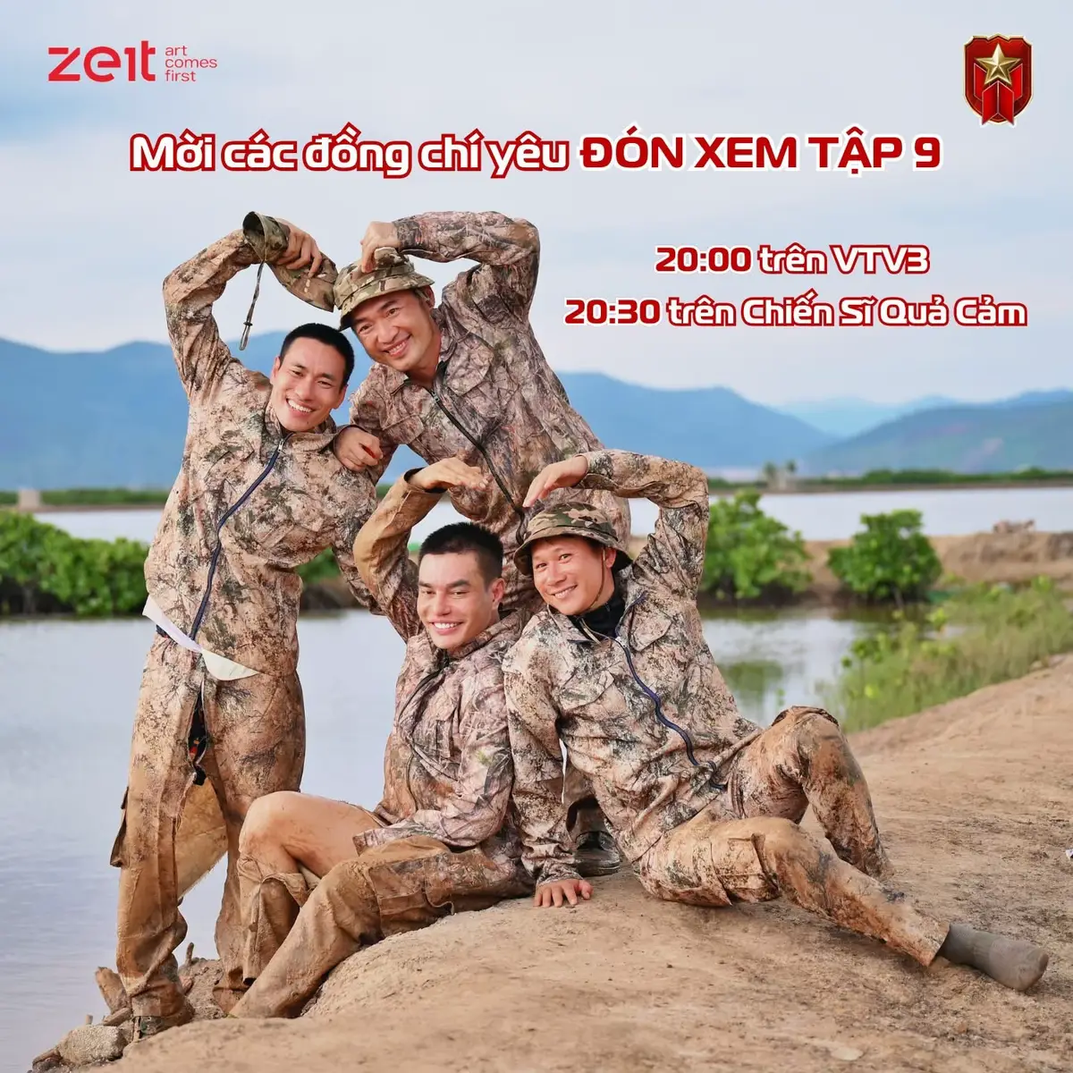 Tối nay! TẬP 9 Chiến sĩ quả cảm sẽ được gửi đến với các tình yêu của tui 🫶🏻 sau 1 tuần chờ đợi mòn mỏi 🔥 ⏰ Đừng quên cái hẹn 20:00 trên kênh VTV3 & 20:30 trên kênh YT Chiến Sĩ Quả Cảm! _____ ⭐️ Chương trình truyền hình thực tế “Chiến Sĩ Quả Cảm” được chỉ đạo bởi Bộ Công an. Tổ chức sản xuất bởi Cục công tác chính trị và Zeit Media. © Chương trình Chiến Sĩ Quả Cảm thuộc bản quyền của Bộ Công an và Công ty Zeit Media. #ChienSiQuaCam #BoCongan #Zeit 
