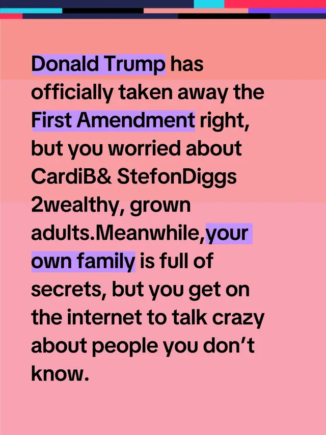 #Accountability #CultureCritique  #CardiB🙄🧐🤔 #DemocracyAtRisk  #vtalktv3   