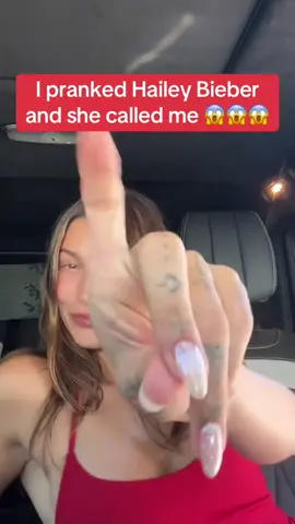 Hailey Bieber 😍😍😍 #call #haileybieber #fyp #prank 