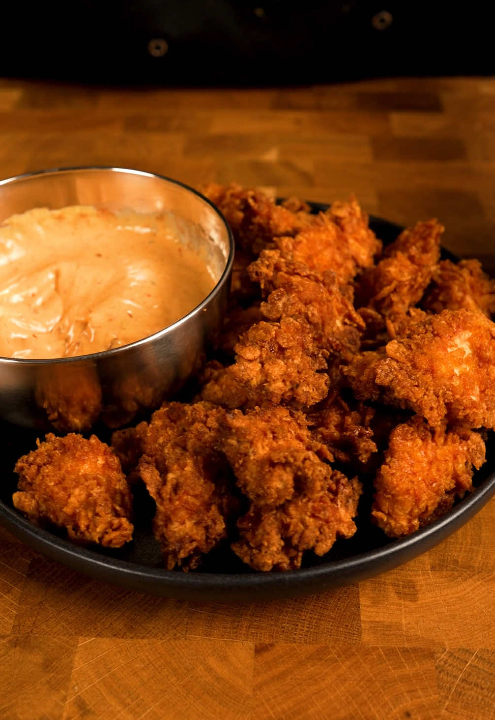 Diese CRISPY POPCORN CHICKEN ist auf einem anderem Level 🔥 #fy #fyp #viral #food #foryoupage 