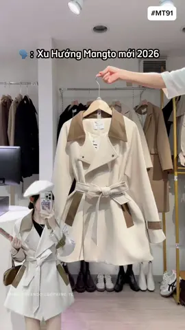 Mangto mã mới của năm 2026 😝 Phối da xịn, chất mịn mềm 2 lớp đanh, không nhăn 👌🍂 MSP: MT91 #torendoclothing #osaka #hàng_sẵn_tại_nhật  #quầnáoquảngchâu #quần_áo_nữ_sẵn_tại_nhật 