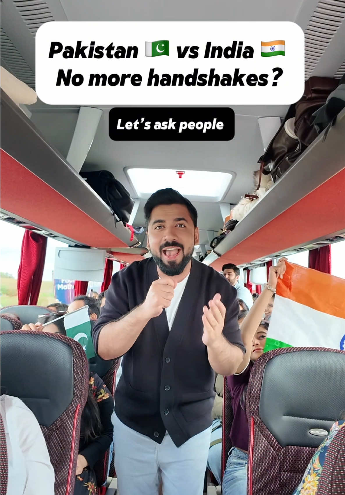 Let’s ask people should there be hand shakes after today’s match Pakistan vs India match? #DocAli #PakvsInd #Cricket #AsiaCup #London #parinday