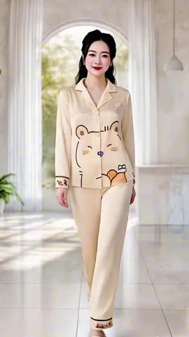 Sét bộ ngủ pijama gấu cực đáng yêu cho chị em đây ạ #bongunu #quanaongu #bongupijama #viralvideo #xuhuong 