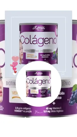 • COLÁGENO HIDROLISADO VERISOL EM PÓ ,BODYACTION - ESCOLHA SEU SABOR, POIS OS BENEFÍCIOS SÃO IMPRESSIONANTES! LATA COM 200g. -> LINK NA DESCRIÇÃO 👆 😎 