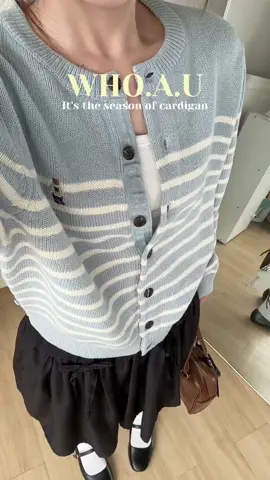 It’s the season of cardigan #whoau #whoauvietnam #aolen #xuhuongtiktok #fitcheck 