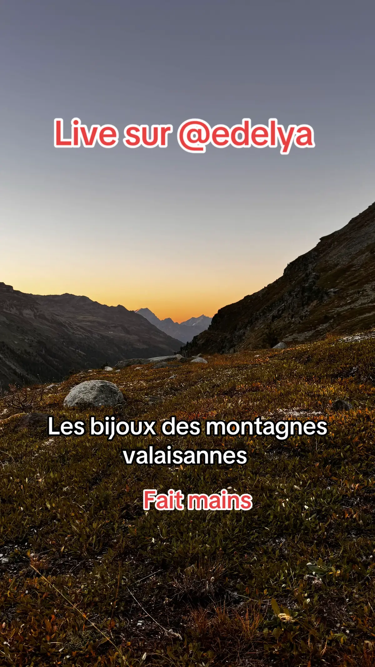 @EDELYA  Live sur Edelya mon univers des bijoux en pierres naturelles#suisse🇨🇭🇨🇭🇨🇭switzerland #valais #bijouxfaitmain #faitmaison 