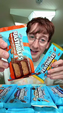 Trying EVERY Feastables For The FIRST Time! @Feastables #asmr #mukbang #bigbacktivities 
