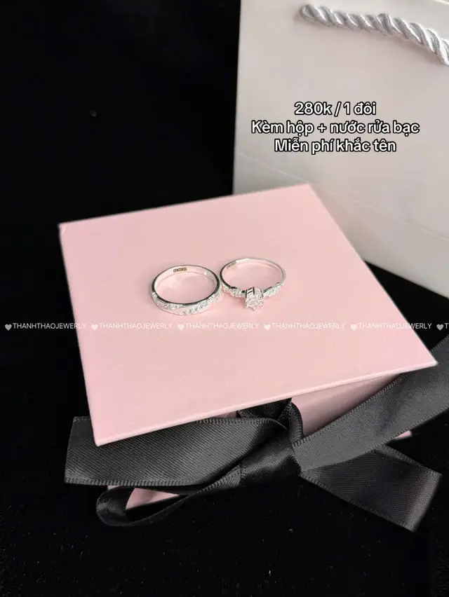 #tiemthanhthao05_ #thanhthaobanbac #vangbacthanhthao #nhẫnđôi #nhandoitinhyeu #trangsuc #trangsucbac #viral #viralvideo #viraltiktok #fypシ゚ 