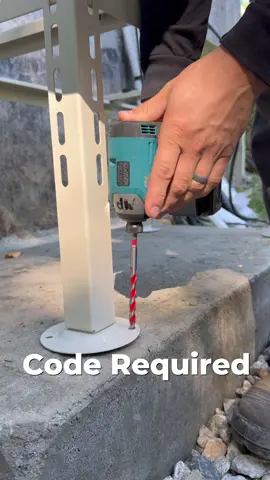 CODE REQUIRED🚨 GREE Condenser Bracket. Need to get it off the ground bc of the Snow. #construction #realestate #DIY #homerenovation #entrepreneur    