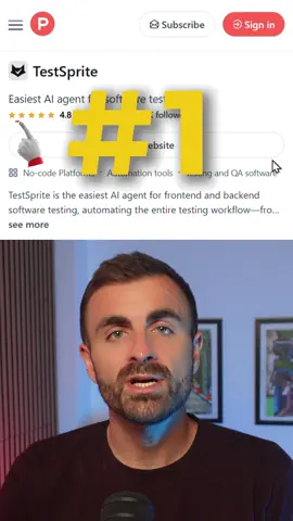 🚨 ¿Tu IA programa? Genial. Pero si no funciona bien, no sirve de nada. Con TestSprite MCP la diferencia es clara: ⚡ 90%+ de precisión 🔍 Detecta bugs invisibles ✅ Corrige y valida de nuevo automáticamente Ya es la herramienta #1 en Product Hunt. 👉🏻 Link en bio para probarla gratis. #TestSprite #AItools #Coding #BuildWithAI #IAparaDevs