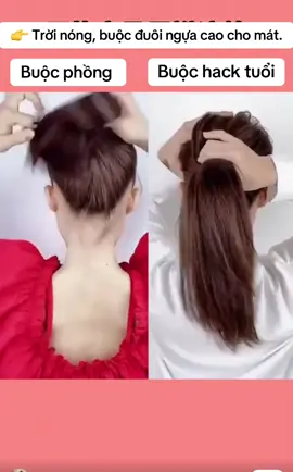 Một kiểu tóc – vừa mát vừa hack tuổi cực đỉnh 💕 #duoinguacao #tocphong #tettoc #hairstyle #tocxinhmoingay 